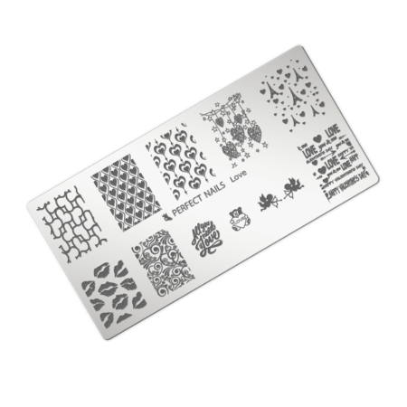Stamping Plate Love Perfect Nails