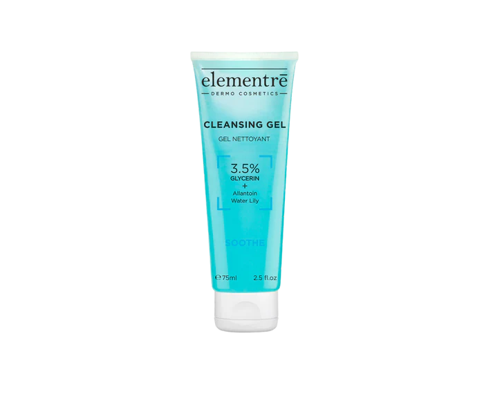 Elementre 3.5% Glycerin Cleansing 75ml – mild återfuktande rengöringsgel för känslig hud