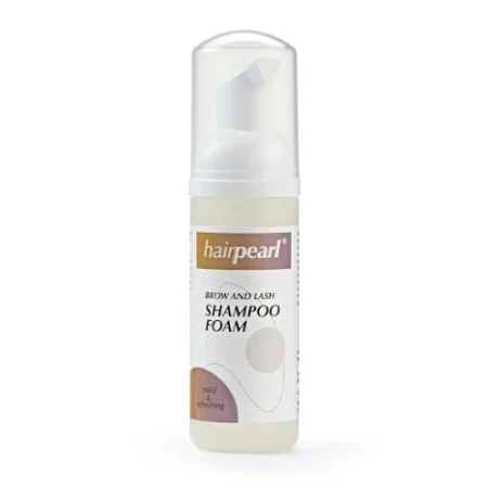 Flaska Brow and Lash Shampoo Foam 50ml – oljefri rengöring för fransar och bryn.