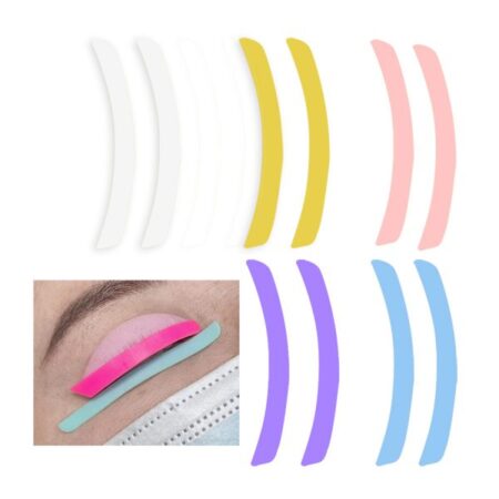 Återanvändbara Lash Lifting Silicone Shields i medicinskt silikon för lashlift.