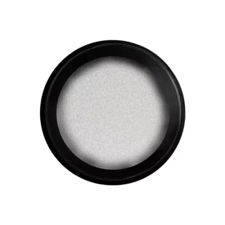 Chrome Powder White – finmalt krompulver för spegelblank nail art.