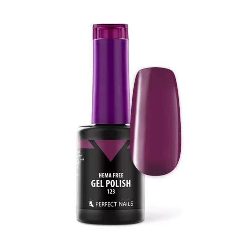 HEMA Free Gel Polish 123 Maroon – professionellt gellack utan HEMA och DI-HEMA.